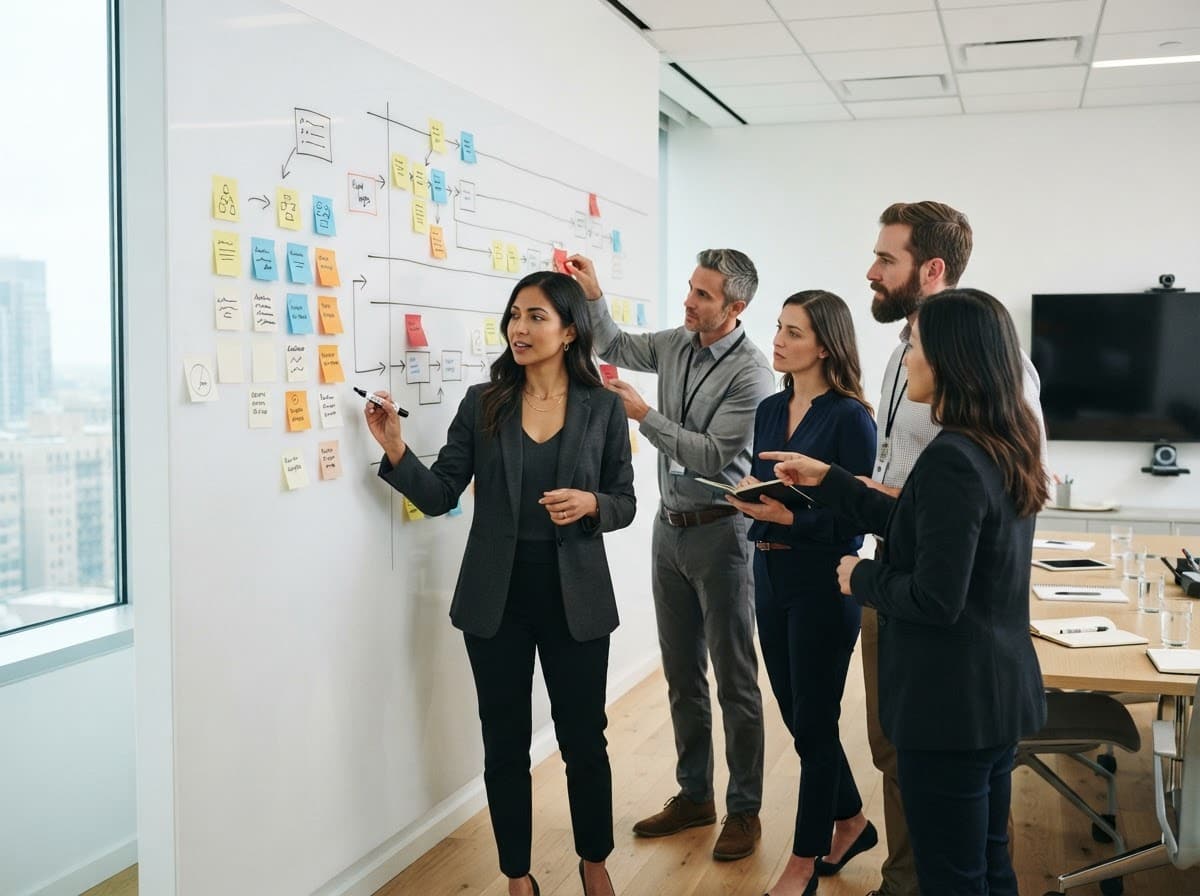 ERP Services in practice with a client team