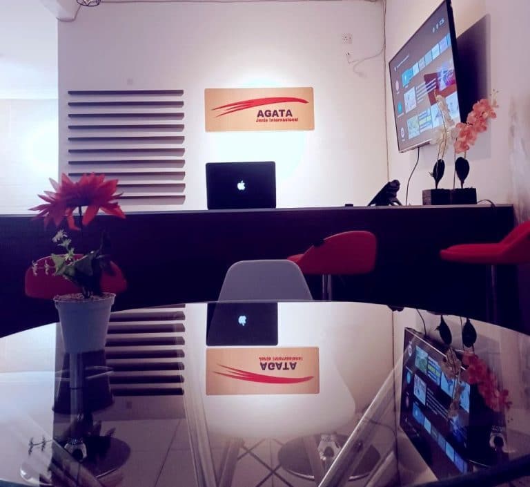 Agata's office in Jakarta